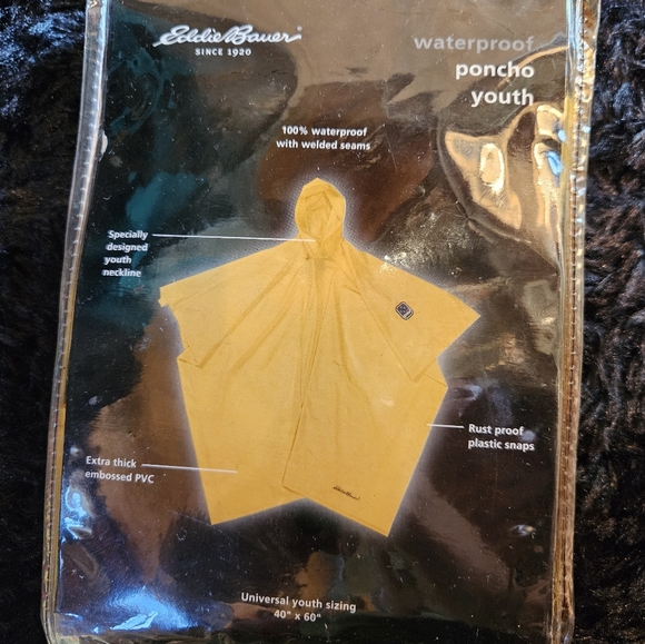 🌧️ Eddie Bauer Youth Waterproof Poncho - Picture 5 of 12